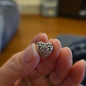 Pandora February Amythest  Purple Charm